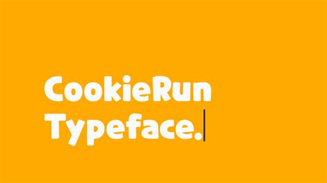 cookie run font generator