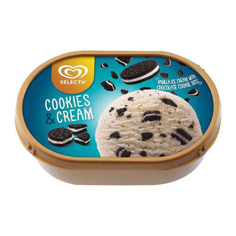 cookies and cream ice cream selecta price
