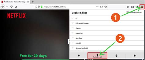 cookies editor netflix