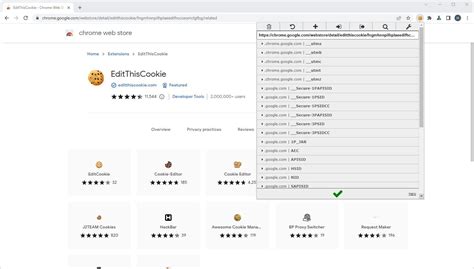 Cookies Manager Extension