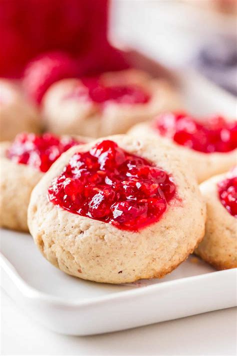 Cookies With Raspberry Jam In The Middle