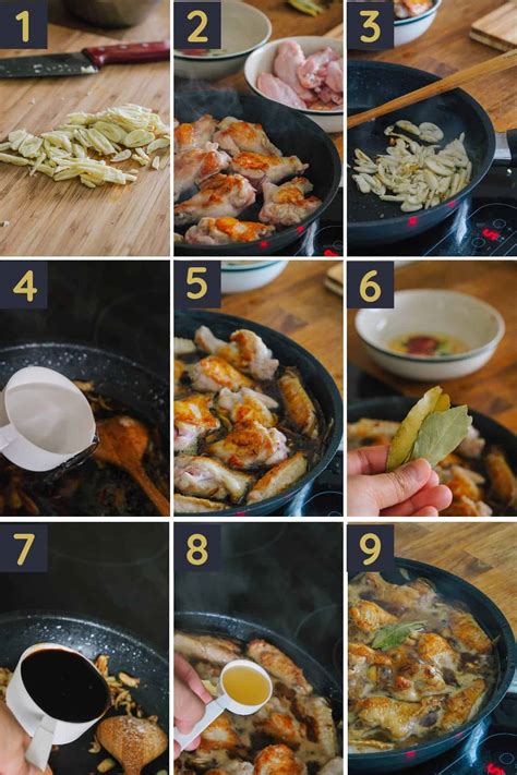 cooking adobo step by step