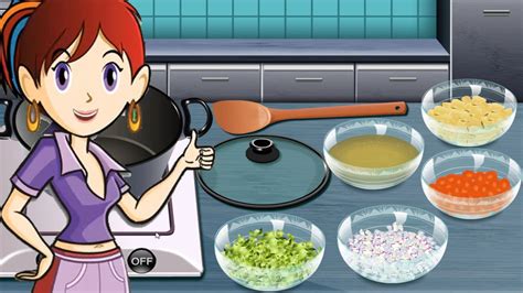 cooking games online sara cooking class