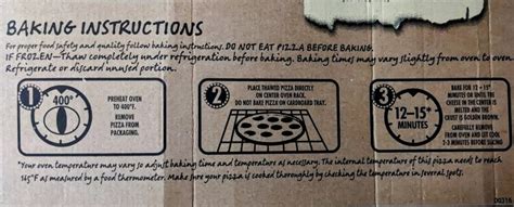 Cooking Instructions Aldi Pizza
