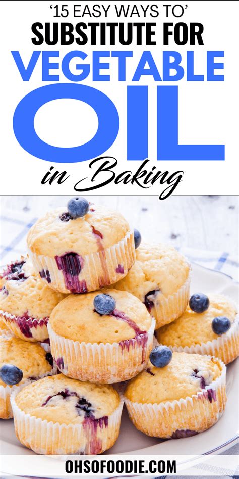 Cooking Oil Substitute Baking