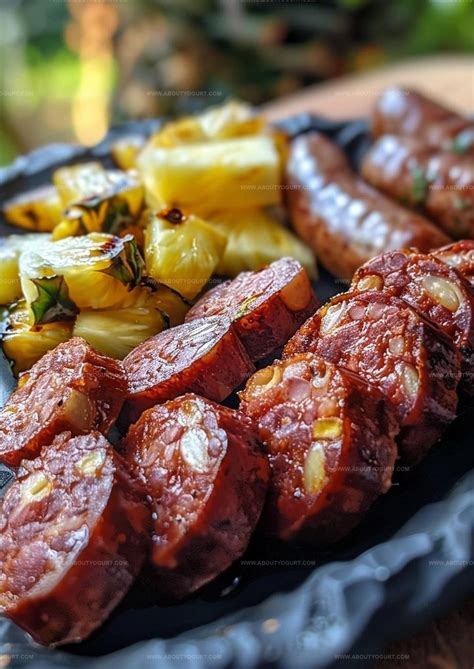 Cooking Pineapple Sausage