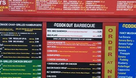 Cookout Menu Prices Charlotte Nc 2023 Update Cook Out On Trays Burgers