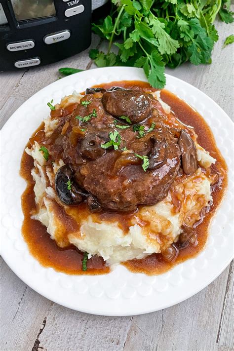 cooktop cove slow cooker salisbury steak