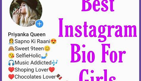 Instagram bios ideas for girls🌸💜||bios for girls - YouTube