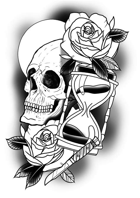 Awasome Cool Black And White Tattoo Designs References