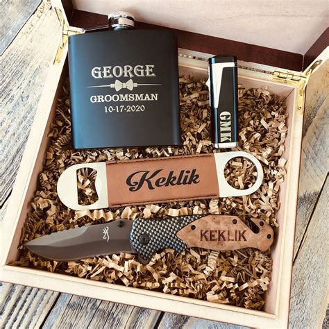 Quinton Customized Crate of Cool Groomsmen Gifts