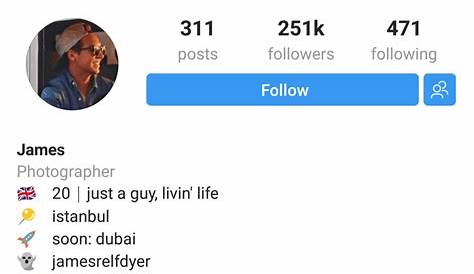 Guide to cool ideas for Instagram bios for guys. Short, savage, funny