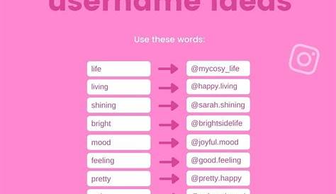 Pin by Ce ce on Advice | Usernames for instagram, Name for instagram