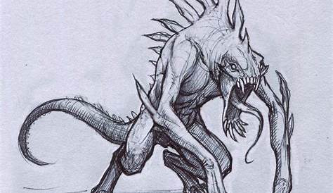 Cool Monster Drawing at GetDrawings | Free download