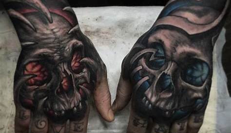 80 Classic Skull Tattoos On Hand