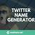 cool twitter username generator