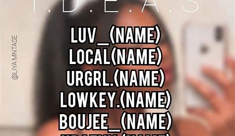 Cool Usernames That Include Your Name