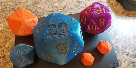 Cool 3D Printable D20