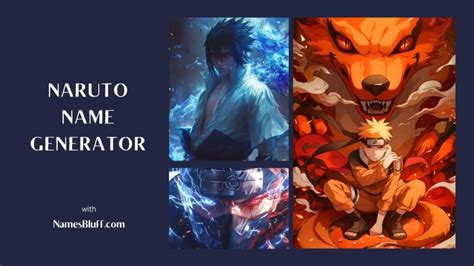Cool Anime Names Naruto