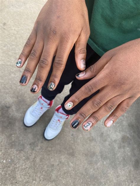 cool boy nail designs