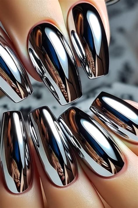 cool chrome nail designs