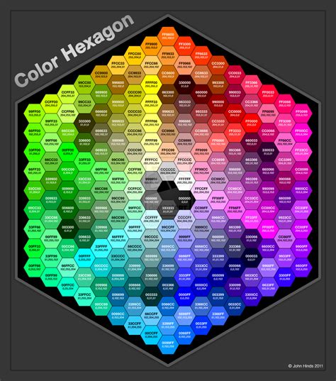 cool colors with hex code
