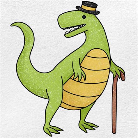 Cool Drawing Dinosaur