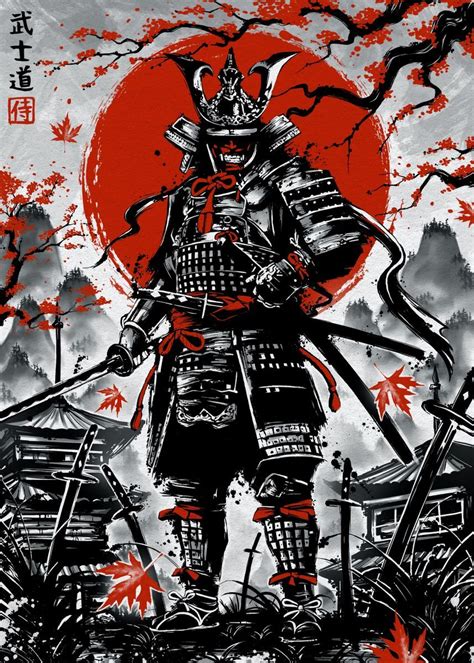 Cool Drawing Samurai