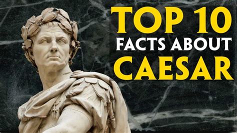 cool facts about julius caesar
