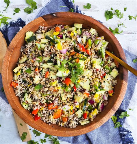 cool girl summer quinoa salad