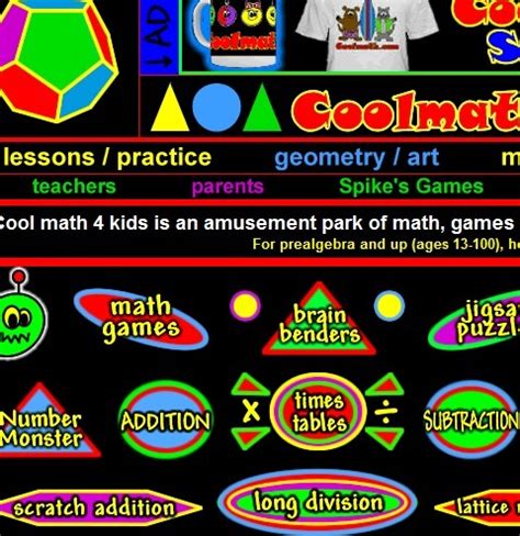 cool math 4 kids games