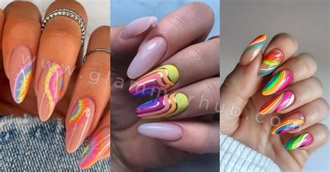 cool nail designs rainbow