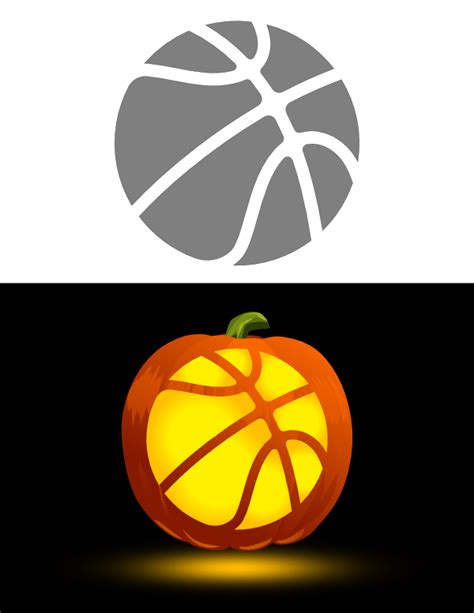 Cool Nba Pumpkin Stencils Printable