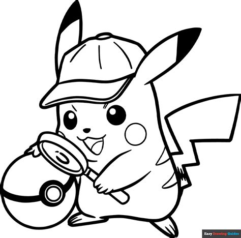 Cool Pikachu Coloring Pages