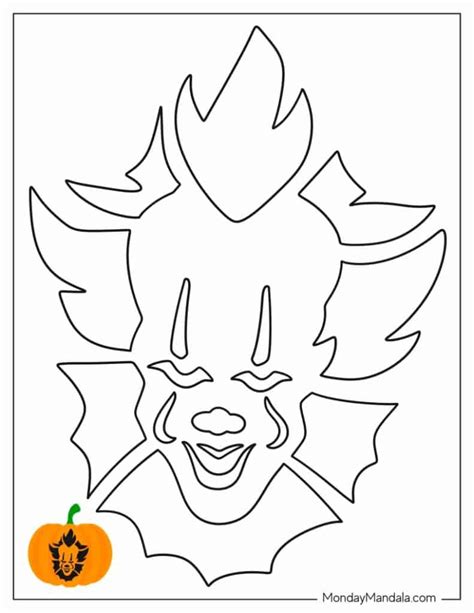 Cool Printable Pumpkin Stencil
