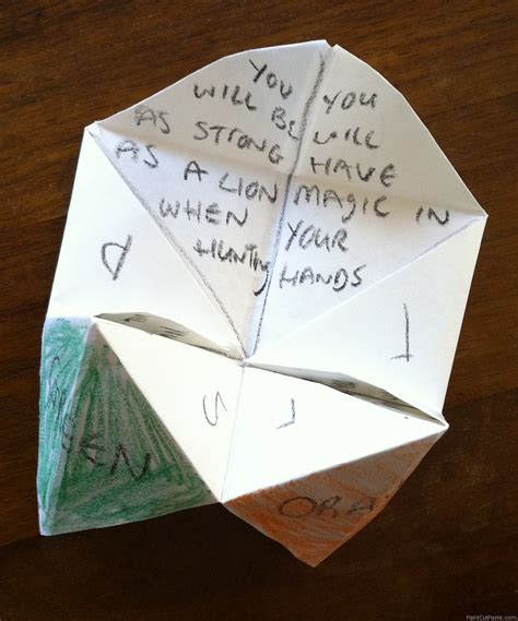 Cool Things To Write In A Fortune Teller