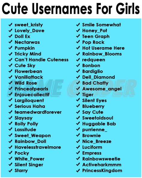 Cool Usernames For Facebook