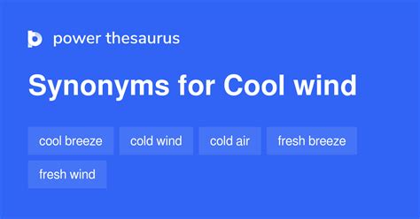 cool wind synonyms