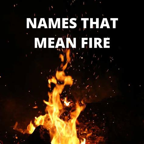 cool words for fire in other languages