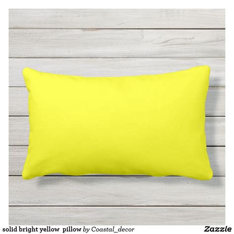 Cool Yellow Pillow Case