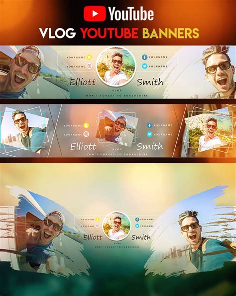 cool youtube banners for vlogs