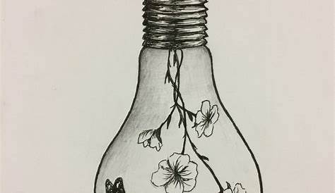 #Bulb rose drawing | Pencil art drawings, Space drawings, Drawings