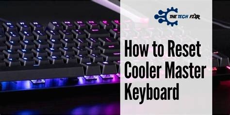 cooler master keyboard reset