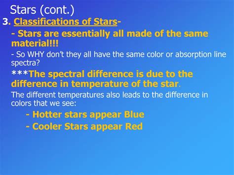 cooler stars appear what color