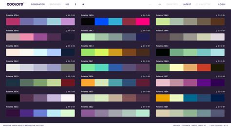 coolers random color generator palette