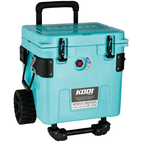 coolers with wheels and drain