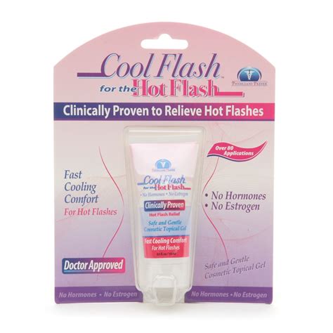 cooling products for hot flashes