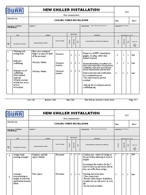Cooling Tower Risk Assessment