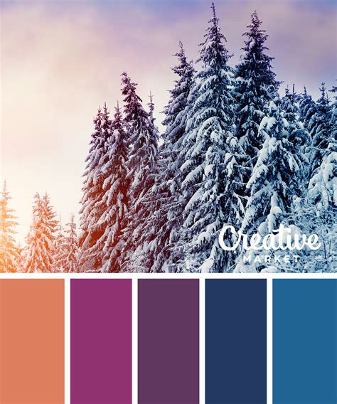 coolors winter color palette