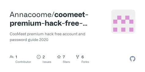coomeet premium account github